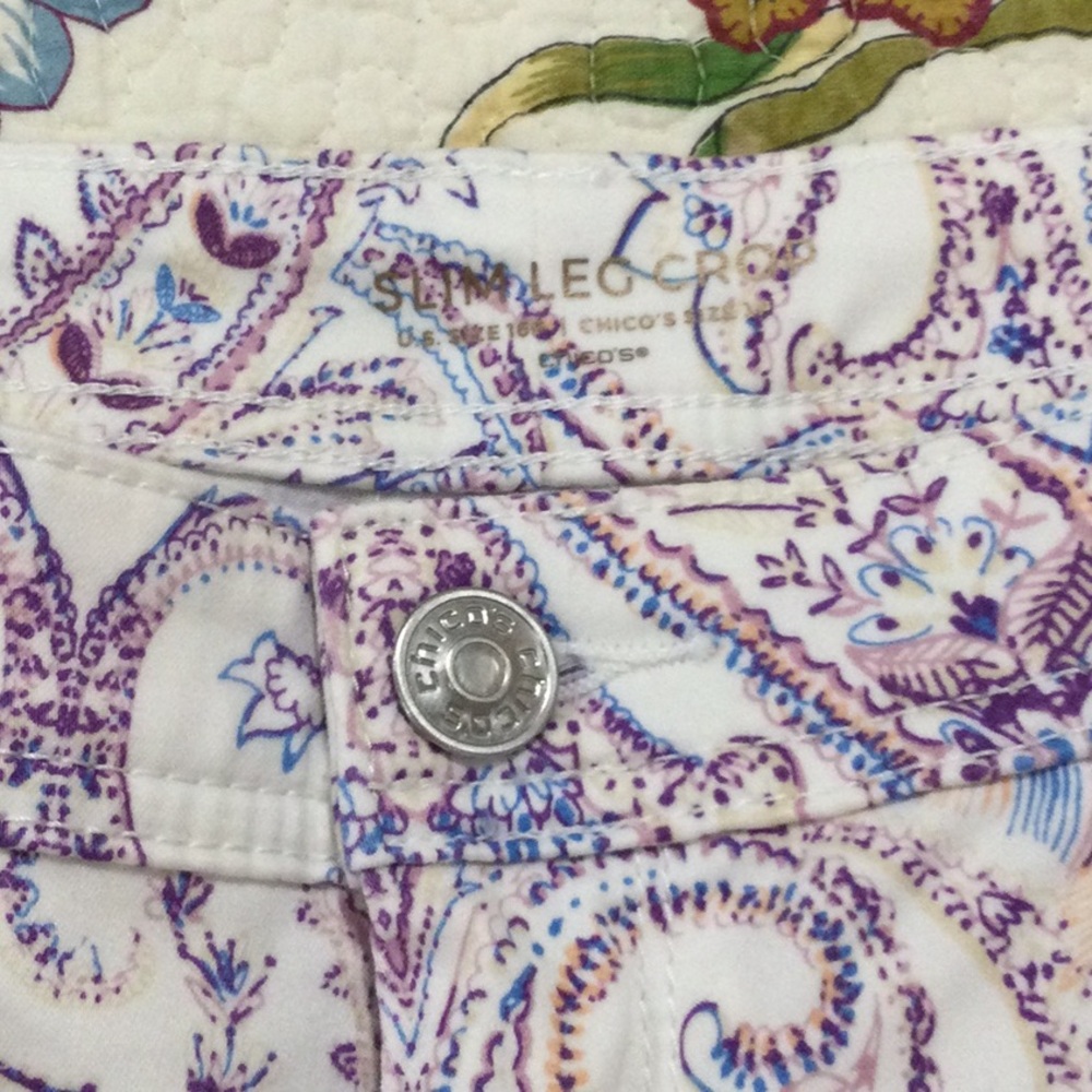 Chico's Paisley Print Jeans